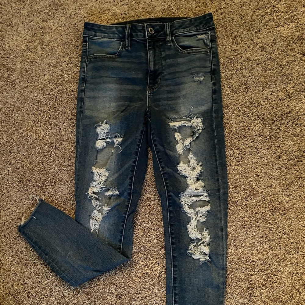 American Eagle dark washed jeans